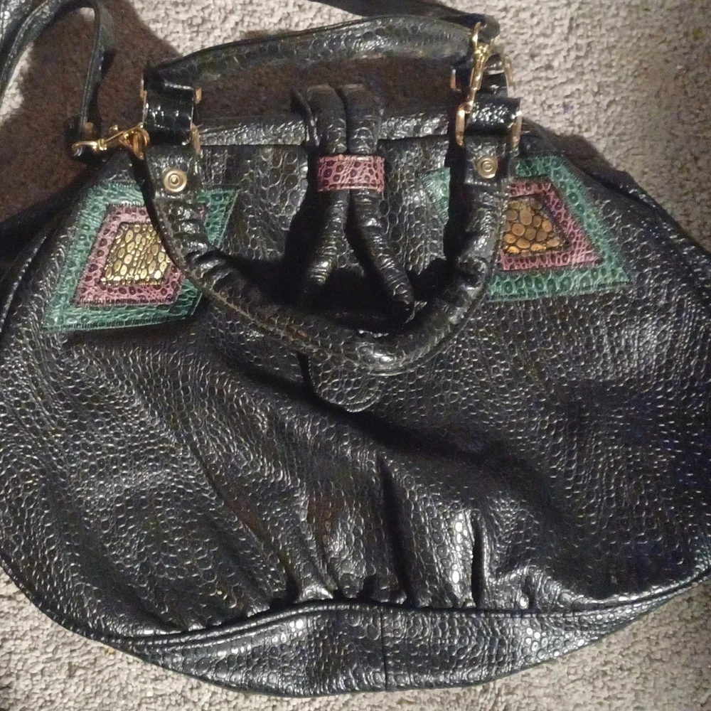 Vintage 1980s era xl hobo bag new